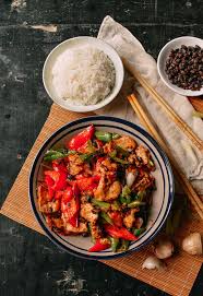 Chicken With Black Bean Sauce Authentic Recipe The Woks Of Life Recipe Asian Recipes Authentic Recipes Bean Recipes