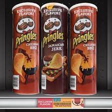 Pringles Cheddar Bbq Jamaican Jerk Gourmet Popcorn Food Cheddar