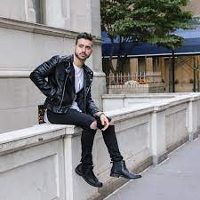 2 094 Mentions J Aime 26 Commentaires Alex Costa Alexcosta Sur Instagram Hanging In Nyc High Fashion Men Leather Jacket Style Mens Casual Outfits