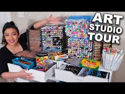 Moriah elizabeth art room tour p2. Video Art Room Tour