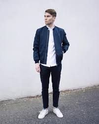 Fredrik Risvik On Instagram Love A Good Bomber For Spring This One By Armoireofficielle Is So Ni Blue Jacket Outfits Men Bomber Outfit Blue Jackets Outfits