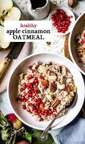 Apple Cinnamon Oatmeal Recipe Recipe Apple Recipes Healthy Healthy Breakfast Recipes Apple Cinnamon Oatmeal