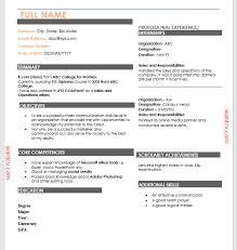 Do you know microsoft office has a whole library of free templates created by the microsoft office community and it is available for free. Resume Format For It Download
