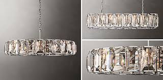 The classic empire shape adds dimensions to your space while the open design keeps the look airy and light. Harlow Crystal Collection Polished Stainless Steel Rh