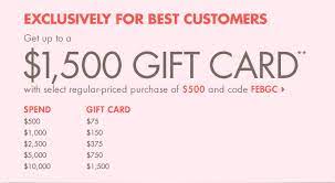 However, some neiman marcus deals don't have a definite end date, so it's possible the promo code will be active until neiman marcus runs out of inventory for the promotional item. Neiman Marcus 1 500 Gift Card Trend Event Gift On Items Just For You Milled