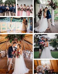 And there was no more a perfect day than for the wedding of courtney and trent at twin waters with the. Pin On In The Booth Real Weddings
