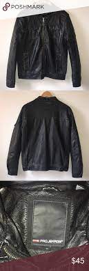 Projeckraw Men S Black Vegan Leather Jacket Medium Black Vegan Leather Jacket Leather Jacket Men Style Leather Jacket