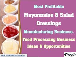 Most Profitable Mayonnaise Salad Dressings Manufacturing
