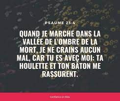 La Bible Verset Illustre Psaumes 23 4