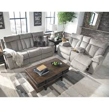 Mitchiner Grey Reclining Console Loveseat Living Room Sets Reclining Sofa Reclining Sofa Living Room