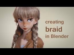 Creating Braid In Blender Youtube Blender Tutorial Blender Hair Animation Tutorial