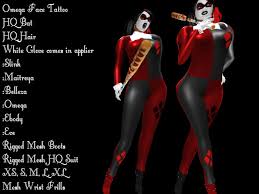 Lucy quinzel is the daughter of the joker and harley quinn, and the niece of delia quinzel. Second Life Marketplace Mf Harley Quinn Black N Red