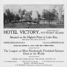 Page From Hotel Victory Brochure Put In Bay Island Lake Erie Ohio Ohio Memory Collection Put In Bay Lake Erie Ohio Lake