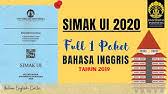 We did not find results for: Part 2 Pembahasan Soal Asli Simak Ui 2018 Tkd Bahasa Inggris Ini Nih Cara Cepatnya Youtube