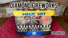 Diamond Fireworks - “Magic Sky” (64 shots) - YouTube