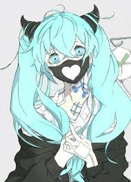 Anime pakai masker keren perempuan. Mask Anime Girls