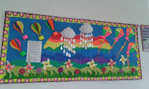 Are you planning an ocean theme this year and need some last minute inspirati. Colours Of Nature School Kids Crafts Soft Board Decoration School Decorations