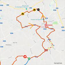De vijfdaagse pakt uit met een deeltje van het traject van het wk tijdrijden. Stationsplein Aankomst Baloise Belgium Tour Op 13 Juni