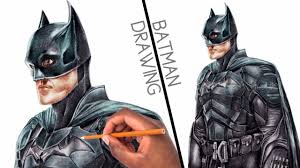 How to draw batman logo step by step? Batman 2021 Drawing Robert Pattinson Batman Drawing Youtube