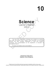 May these downloadable resources help you and lessen your time in doing paperwork so that your efforts may be directed into the actual. Grade 10 Science Module Answer Key Unit 2 Pdf Download Gamers Smart