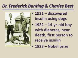 He and macleod were jointly awarded the 1923 nobel prize in physiology or medicine for the discovery of insulin. Ppt Dr Frederick Banting Charles Best Powerpoint Presentation Id 1480959