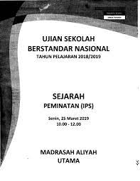 Dalam kesempatan kali ini admin iguru31 akan berbagi soal dan kunci jawaban pts uts tengah semester 2 genap kelas xii. Manusa Kertajati Majalengka Kumpulan Soal Ujian Sekolah Berstandar Nasional Usbn Tingkat Madrasah Aliyah Mata Pelajaran Sejarah Peminatan Program Ips Tahun 2019 Dilengkapi Dengan Kunci Jawaban