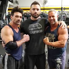 May 19 Frank With Brandon And Mike Ryan At Gold S Gym Golds Gym Frank Grillo Franks
