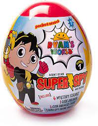 Scot harvath is having his best summer ever. Amazon Com Ryan S World Super Spy Ryan S Giant Egg Full Of Secret Surprises Includes 4 Spy Themed Figures 1 Secret Spinner 6 Codebreaker Cards Hovercraft Vehicle Kids Toy Amazon Exclusive Toys Games