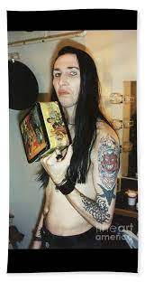 Music video directed by richard kern. Marilyn Manson With Lunchbox Beach Sheet For Sale By Stain