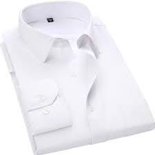 Men Dress Long Sleeve Shirt Brand New Fashion Designer High Quality Solid Male Clothing Fit Business Shirts White Blue Black 4xl Business Casual Men Casual Long Sleeve Shirts Mens Fashion Smart