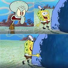Amazon Prime Video I Guess You Could Say He S Stuck Between A Rock And A Hard Place Heh Heh Heh Spongebob Squarepants Facebook