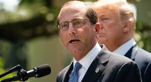 Health chief channels Trump's combative approach