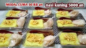 Ide Jualan Nasi Kuning Harga 5000 An Youtube