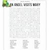 Mary and angel gabriel coloring page. 3