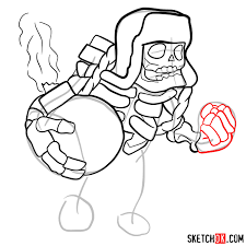 The set includes facts about parachutes, the statue of liberty, and more. How To Draw Giant Skeleton From Clash Of Clans Sketchok Easy Drawing Guides