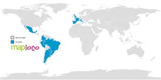Colombia is located in northwestern south america. Countries I Ve Visited Argentina Brazil Colombia Equatorial Guinea France Italy Mexico Paraguay Peru Spain United Kingdom Uruguay