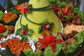 Indonesian Nasi Tumpeng Dekorasi Makanan Makanan Ide Makanan