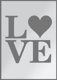 Letras love hechas en poliespan para decorar escaparates en san valentín. Amor Plantilla Corazon Plantilla De Word Arte Decoracion Moldes De Letras Palabras De Amor Estarcido