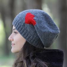 Women's Knit Heart Gloves, Handmade Fingerless Gloves for Winter,  Valentine's Day Gift Idea, Knit Heart Apparel, Best Gift for Her