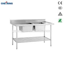 Check spelling or type a new query. China Double Bowl Kitchen Stainless Steel Sink Work Table China Stainless Steel Sinks Stainless Steel Kitchen Simple Design Worktable