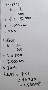 Check spelling or type a new query. Sebuah Taman Berbentuk Persegi Panjang Taman Tersebut Digambar Dengan Skala 1 500 Jika Panjang Brainly Co Id