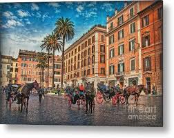 Piazza Di Spagna Metal Print By Hanny Heim Metal Prints Print Scenes