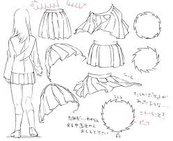 How To Draw Anime Skirts Drawing Tutorial Sketches Drawings