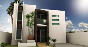 Interesante diseño de fachada de esta moderna casa con toque contemporáneo por su trazos lisos y ventanas modernas. 12 Fachadas De Casas Modernas Con Terraza Fachadas De Casas Modernas