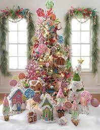 5 Arboles De Navidad Decorados Con Dulces
