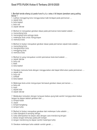 We did not find results for: Soal Pts Pjok Kelas 6 Terbaru 2019