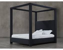 King size canopy bed frame. King Size Canopy Bed 60 Denim M2go