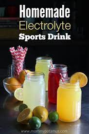 4 Easy Homemade Electrolyte Drink Recipes Recipe Homemade Electrolyte Drink Electrolyte Drink Recipe Homemade Sports Drink