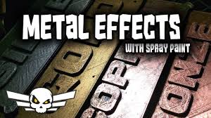 The metallic rose gold color that the krylon shortcuts aerosol paint has makes it ideal for use on jewelry or small decorative mirrors or glasses. Top 5 Spraypaint Metal Effects Metallic Spray Paint Youtube