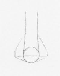 It is this version of the nose pattern that i suggest you draw. How To Draw A Nose From The Front 7 Easy Steps Rapidfireart